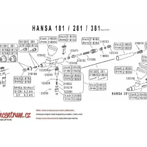 Časově Omezené Hansa - kalíšek na barvu 2 ml chrom 218324