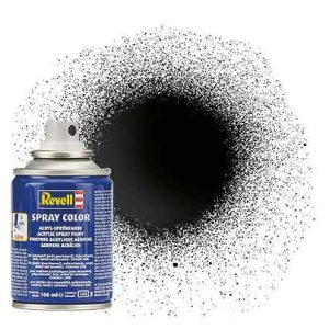 Revell - Barva ve spreji - 34107 leská černá (black gloss) 100ml Originální