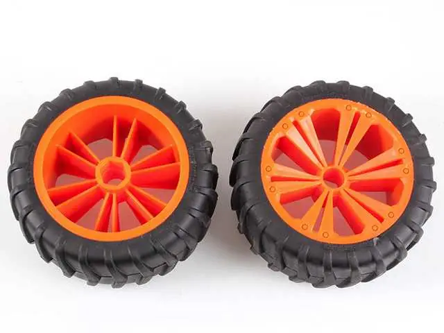 Revell - 47032 - Set 2x Wheel for Monster, orange Kup Teď