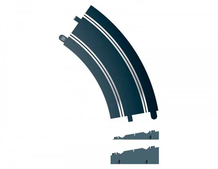 Výhodná Nabídka Rozšíření trati Scalextric C8297 - Banked Curve R3 45°