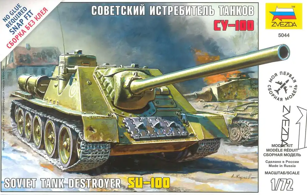 Jen Po Omezenou Doba Zvezda - 5044 - Soviet Tank Destroyer SU-100 1 72
