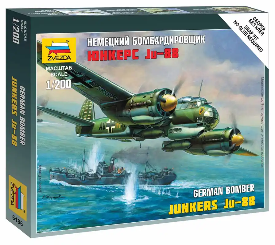 Zvezda - 6186 - Junkers Ju-88A4 1 200 Sleva