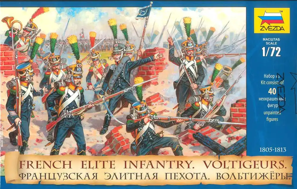 Výhodná Nabídka Zvezda - 8042 - French Elite Infantry Voltigeurs (re-release) 1 72