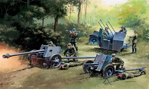 Italeri - 7026 - GERMAN GUNS SET PAK35-PAK40-FLAK38 1 72 Cenová Bomba