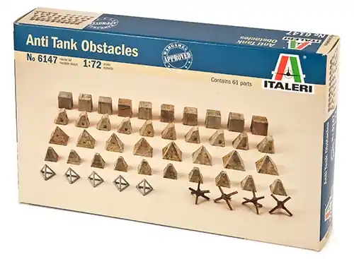 Italeri - 6147 - Anti Tank Obstacles 1 72 Rychlé Dodání