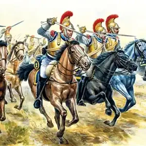 Autentický Italeri - 6003 - FRENCH HEAVY CAVALRY NAP. WARS 1 72