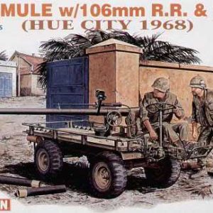 Dragon - 3315 - M274 MULE w/106mm R.R. and CREW HUE CITY 1968 1 35 Oblíbený