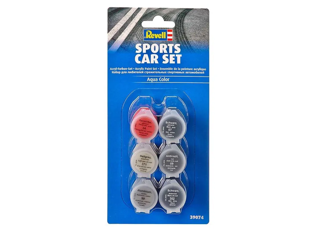 Sezónní Sleva Revell - Sada barev Aqua Color 39074 - Sports Car Set 6x5ml
