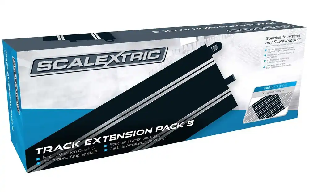 Jen Po Omezenou Doba Rozšíření trati Scalextric C8554 - Track Extension Pack 5 - 8 X C8205 Straights