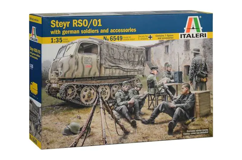 Cenová Bomba Italeri - 6549 - STEYR RSO/01 with GERMAN SOLDIERS 1 35