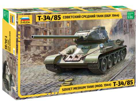 Zvezda - 3687 - Soviet Medium Tank T-34/85 1 35 Ověřený