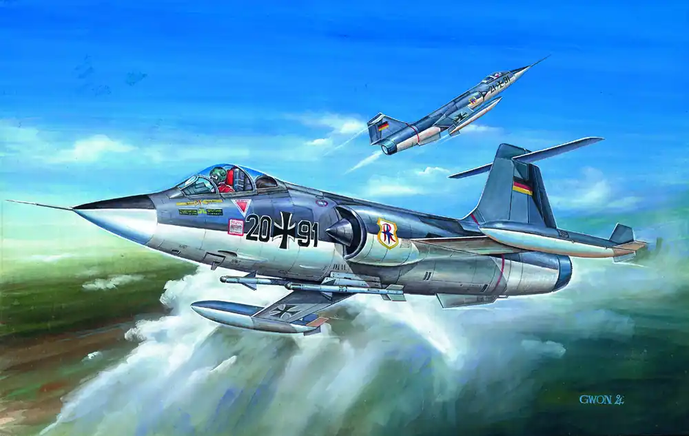 Academy - 12443 - F-104G 1 72 Vysoce Kvalitní