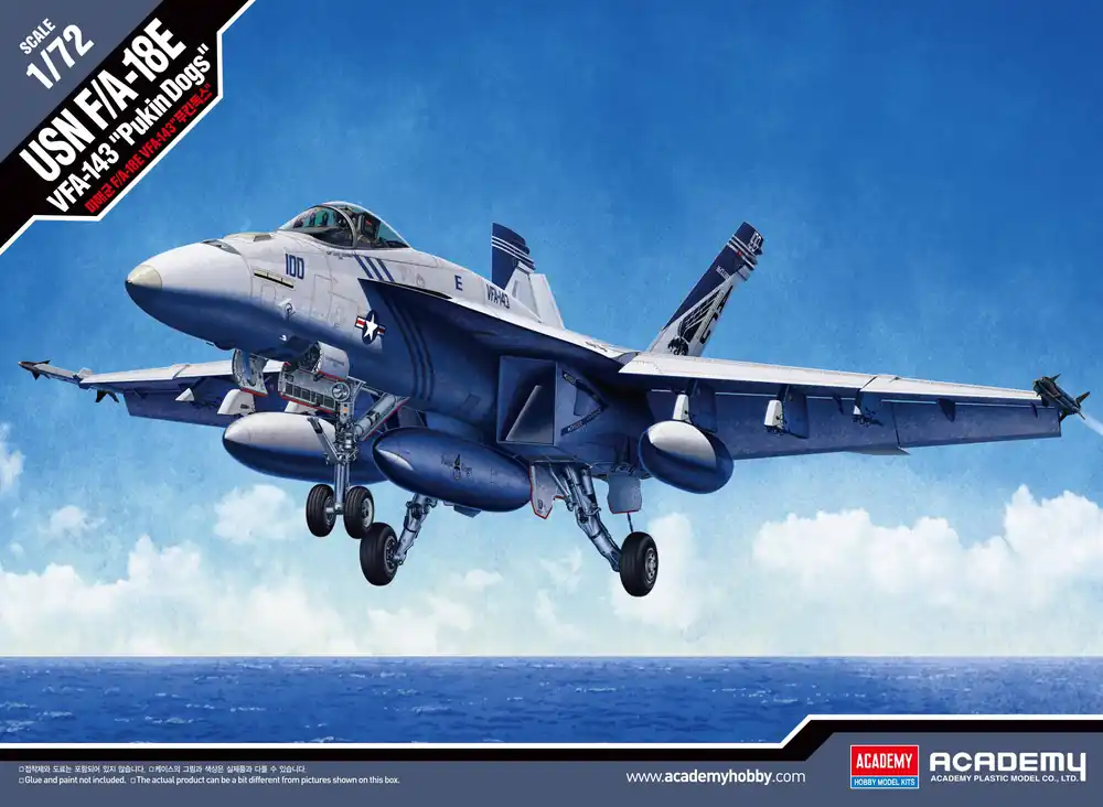 Výprodej Academy - 12547 - USN F/A-18E VFA-143 PUKIN DOGS 1 72