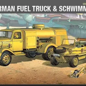 Academy - 13401 - GERMAN FUELTANK and SHIWIMM 1 72 Výprodej
