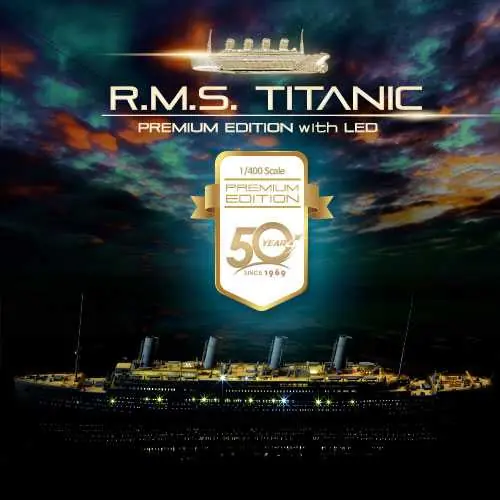 Vrácení Zdarma Academy - 14226 - R.M.S TITANIC PREMIUM EDITION WITH LED 1 400