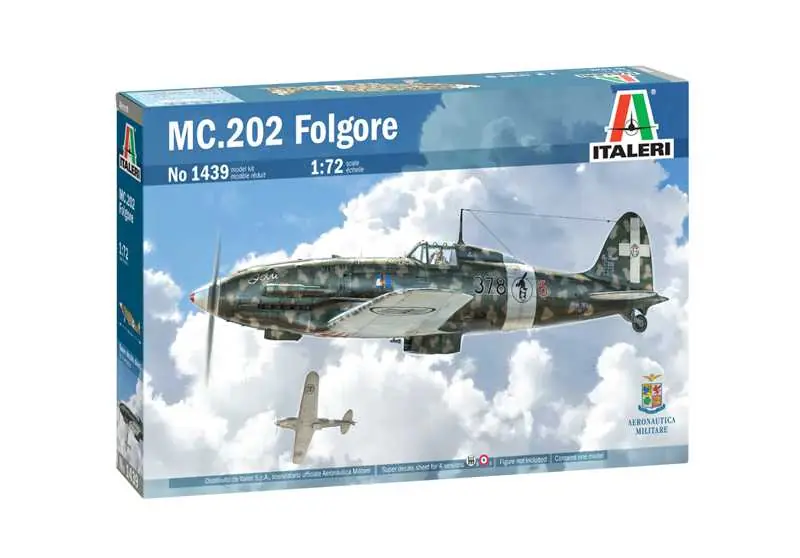 Italeri - 1439 - MC 202 Folgore 1 72 Tovární Cena