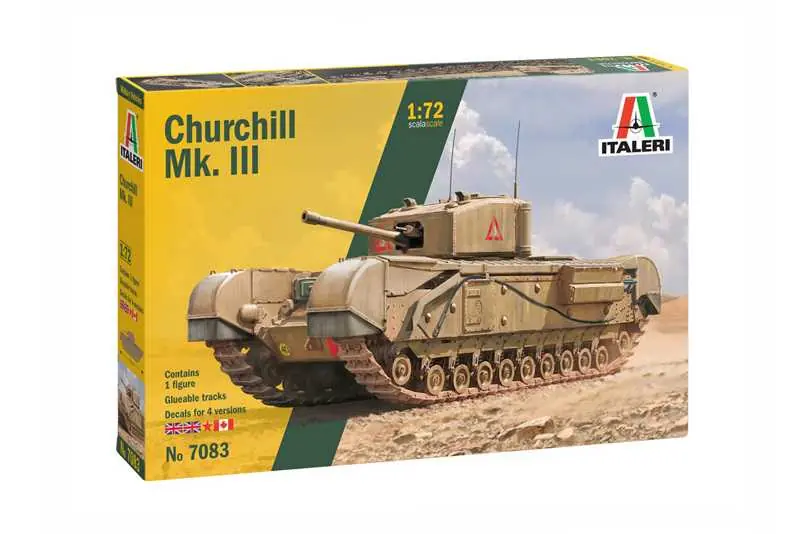 Italeri - 7083 - Churchill Mk. III 1 72 Aktuální