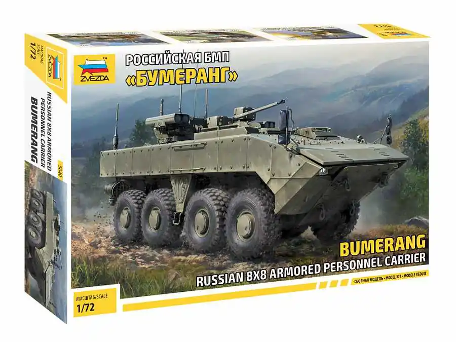 Zvezda - 5040 - BMP Bumerang 8x8 APC 1 72 Finální Výprodej