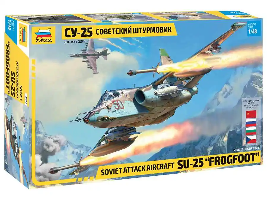 Cenově Výhodný Zvezda - 4807 - Sukhoi SU-25 Frogfoot 1 48
