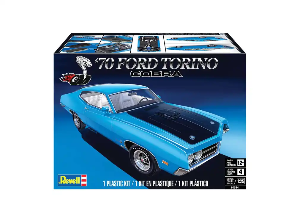 Odeslání Ihned Revell - 4534 - 1970 Ford Torino Cobra 1 25