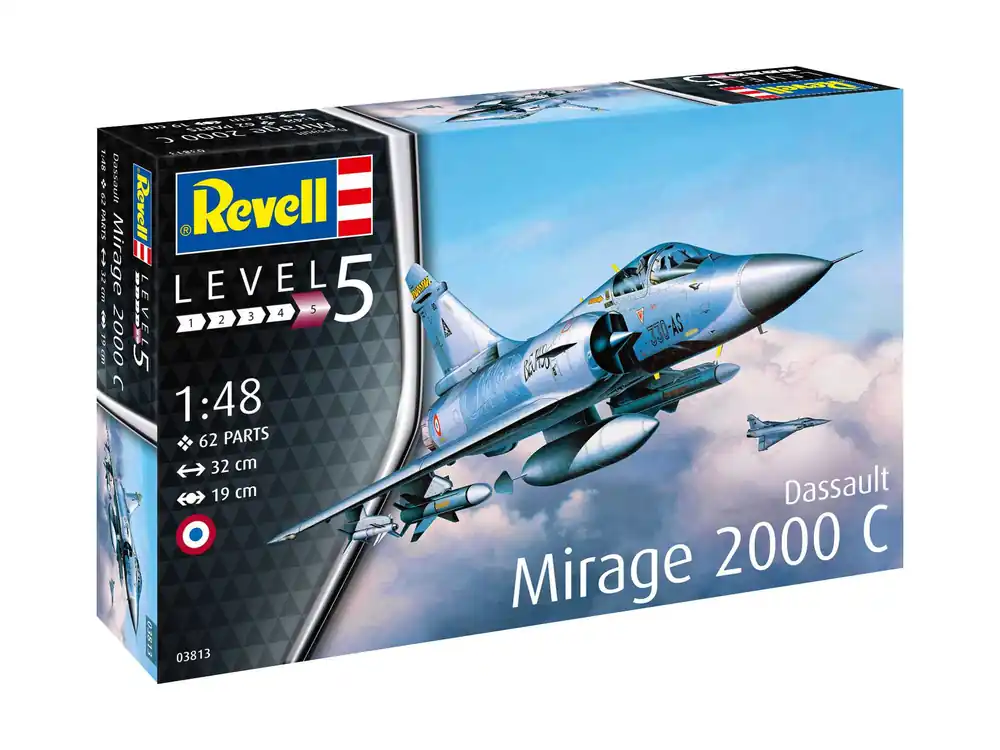 Revell - 03813 - Dassault Mirage 2000C 1 48 Víkendová Akce