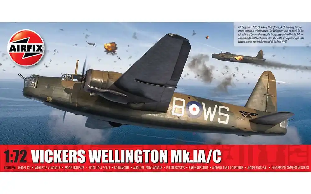 Levný Airfix - A08019A - Vickers Wellington Mk.IA/C 1 72