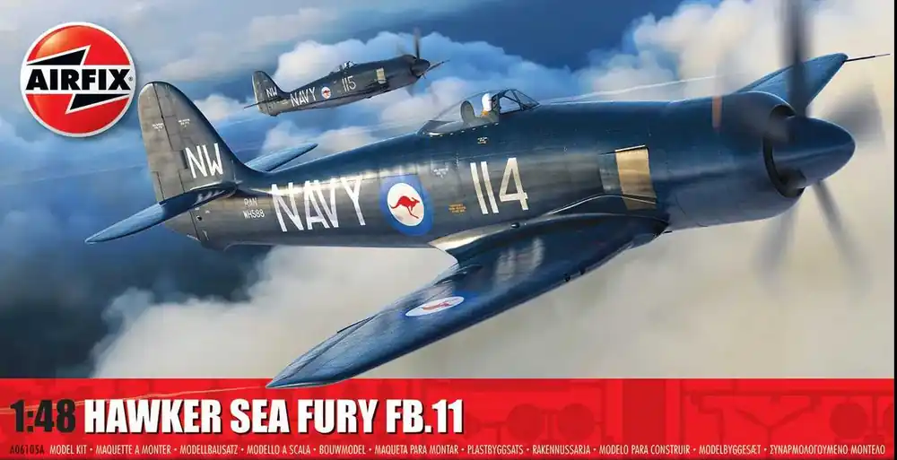 Omezená Nabídka Airfix - A06105A - Hawker Sea Fury FB.II 1 48