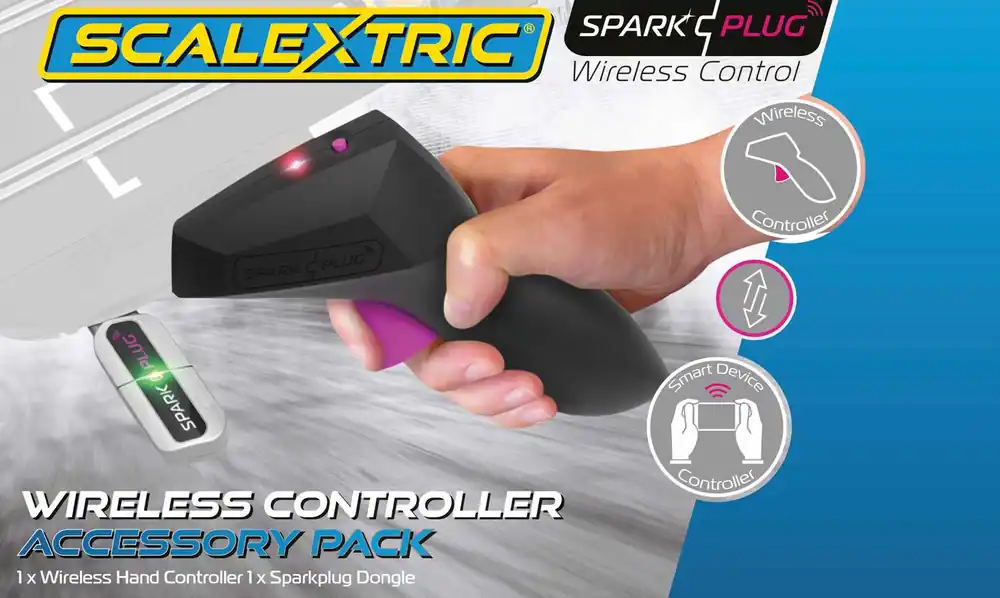Cenová Bomba Příslušenství Scalextric C8336 - Sparkplug Wireless Hand Controller