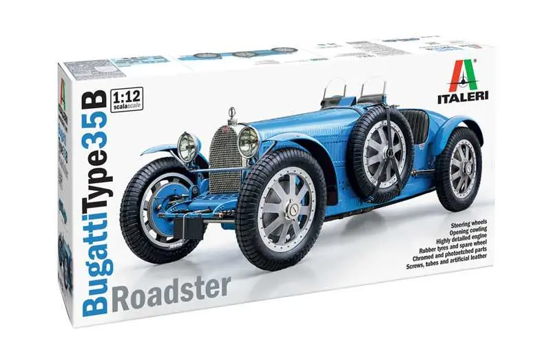 Hit Sezóny Italeri - 4713 - Bugatti 35 B Roadster 1 12