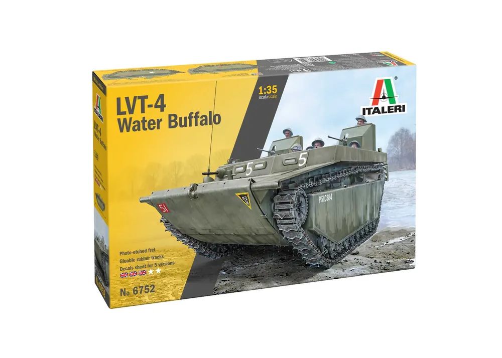 Aktuální Italeri - 6752 - LVT-4 Water Buffalo 1 35