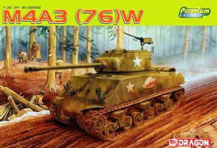 Dragon - 6325 - SHERMAN M4A3(76)W (PREMIUM) 1 35 Jen Po Omezenou Doba