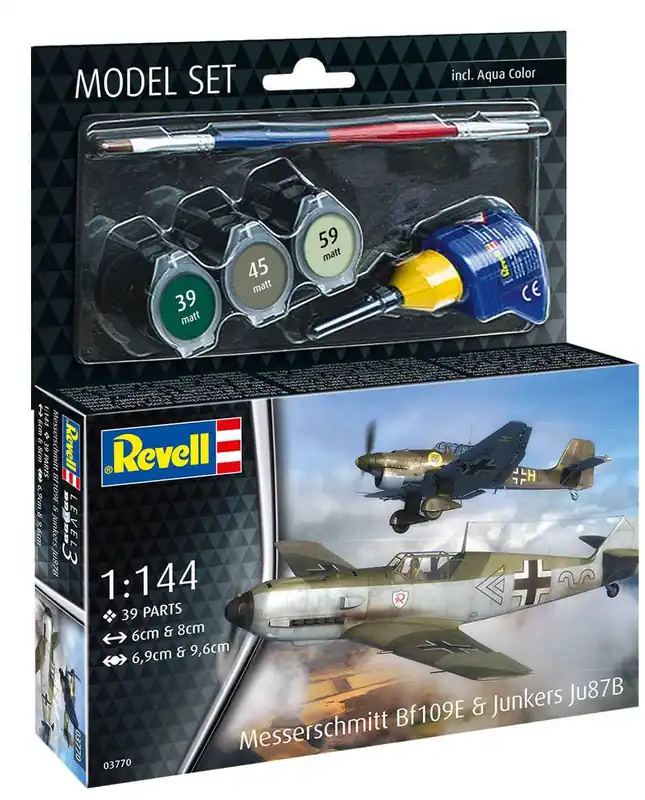 Aktuální Revell - 63770 - Messerschmitt Bf109E & Ju87B Stuka 1 144