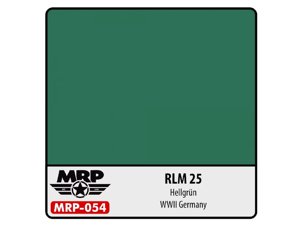 Časově Omezené MR.Paint 054 RLM 25 Hellgrun 30ml