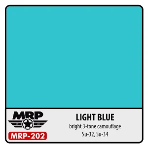 Vysoce Kvalitní MR.Paint 202 Light Blue Su-34 30ml