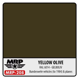 Jen Po Omezenou Doba MR.Paint 208 Yellow Olive RAL 6014 30ml