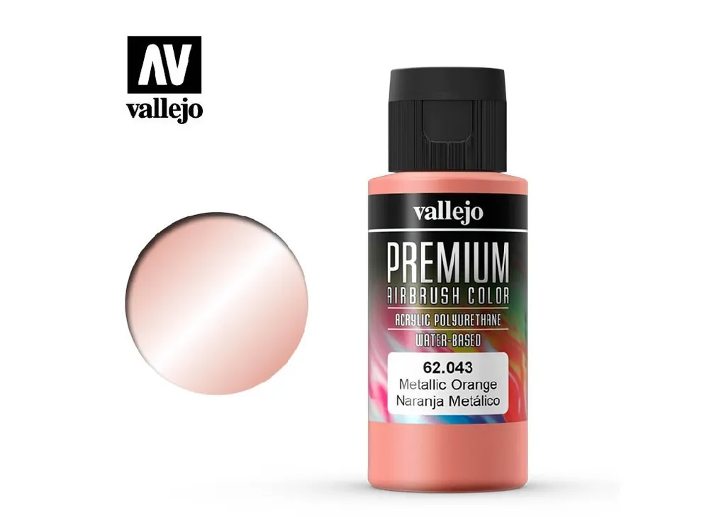 Cenová Bomba Vallejo - Premium Color 62043 Metallic Orange 60 ml.