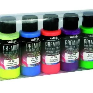 Vallejo - Premium Color Set 62102 Premium Fluo Color 5x60 ml. Levný