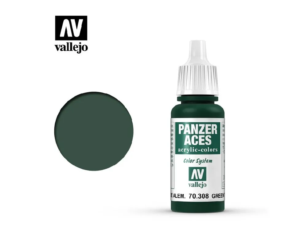 Nízká Cena Vallejo - Panzer Aces 70308 - Green Tail Light 17 ml.