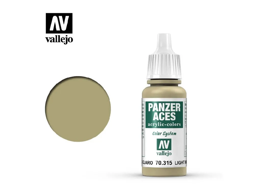 Vallejo - Panzer Aces 70315 - Light Mud 17 ml. Top Prodej