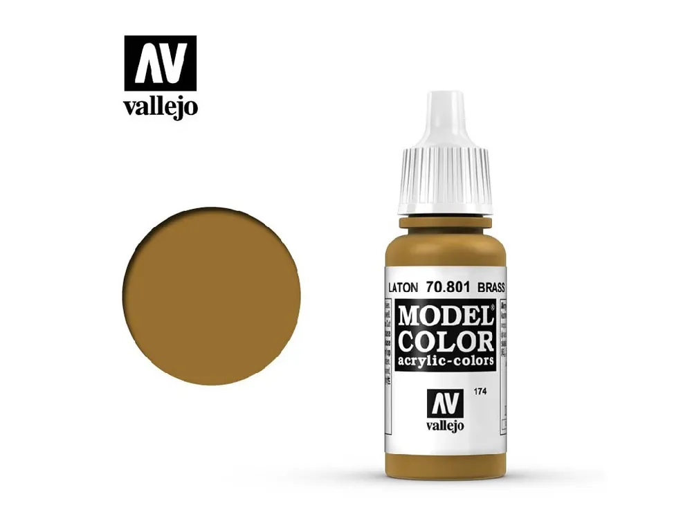 Vallejo - Model Color 174 Brass 17 ml. 70801 Autentický