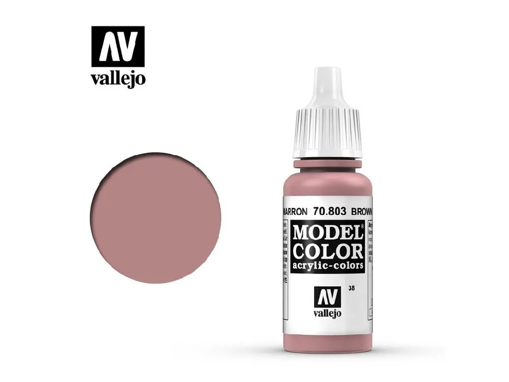Oblíbený Vallejo - Model Color 38 Brown Rose 17 ml. 70803