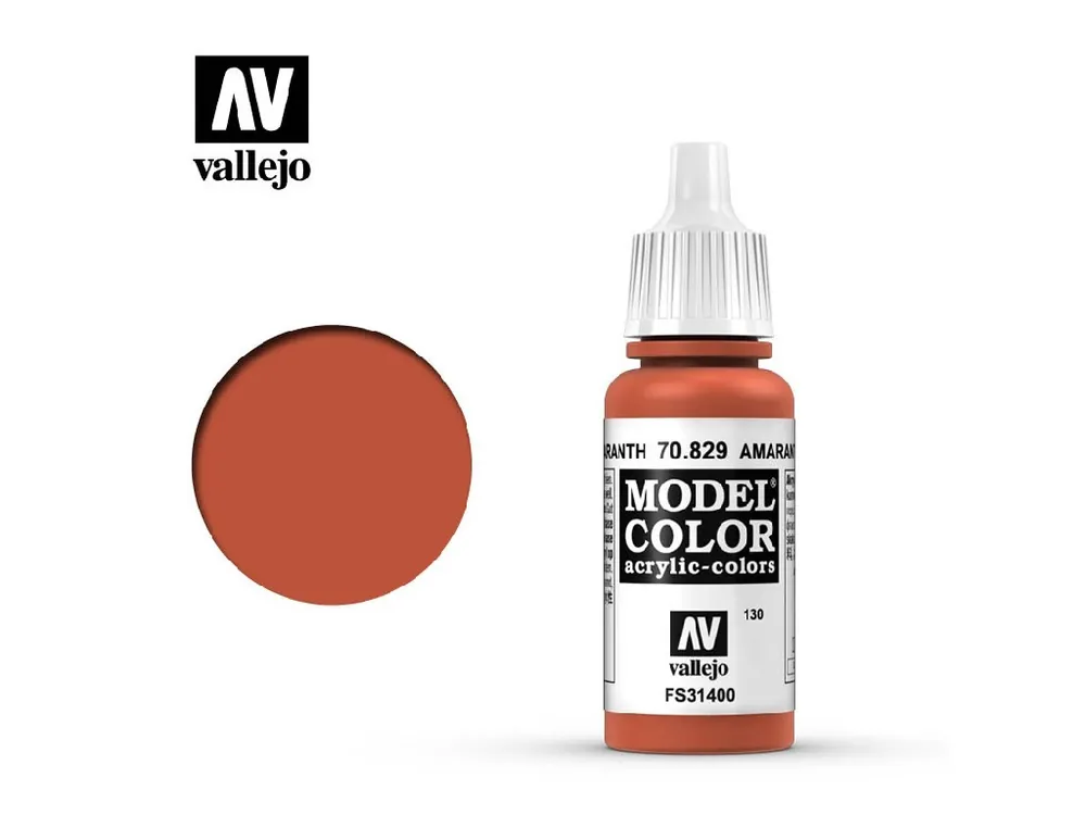 Vallejo - Model Color 130 Amarantha Red 17 ml. 70829 Aktuální