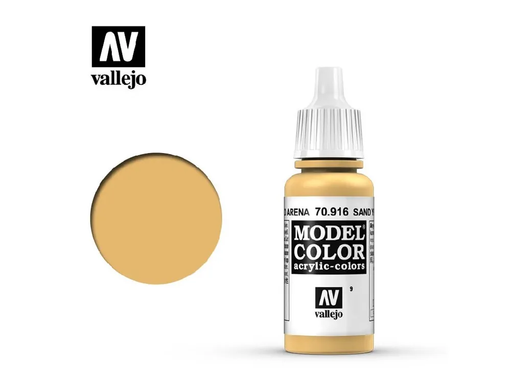 Vallejo - Model Color 9 Sand Yellow 17 ml. 70916 Cenově Výhodný