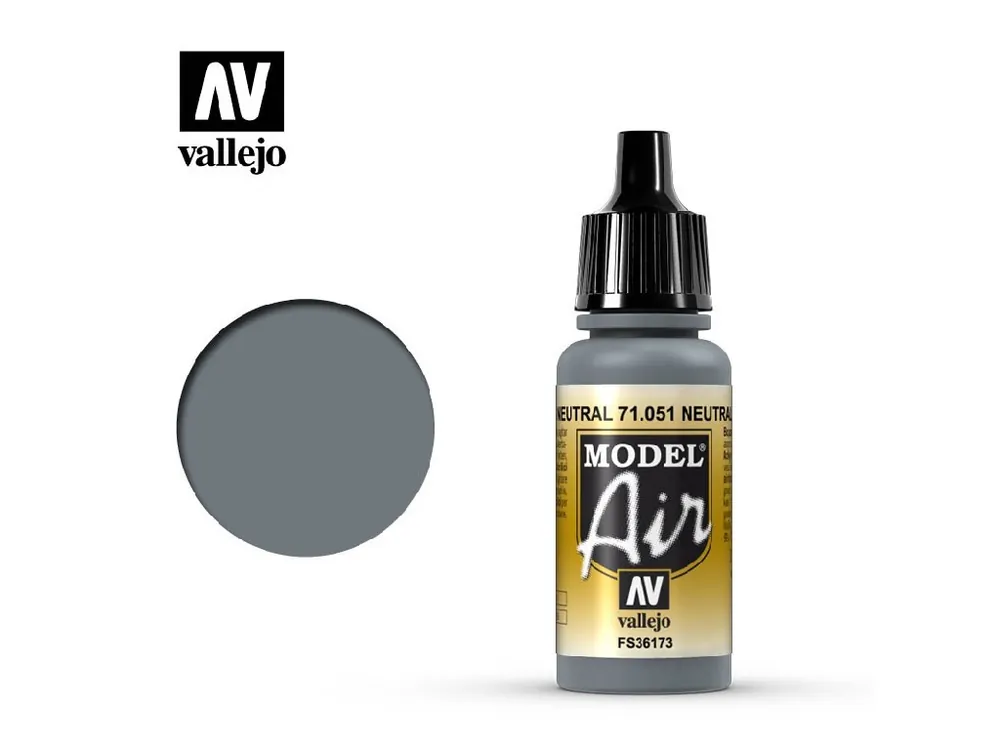 Poslední Šance Vallejo - Model Air 71051 Neutral Gray 17 ml.