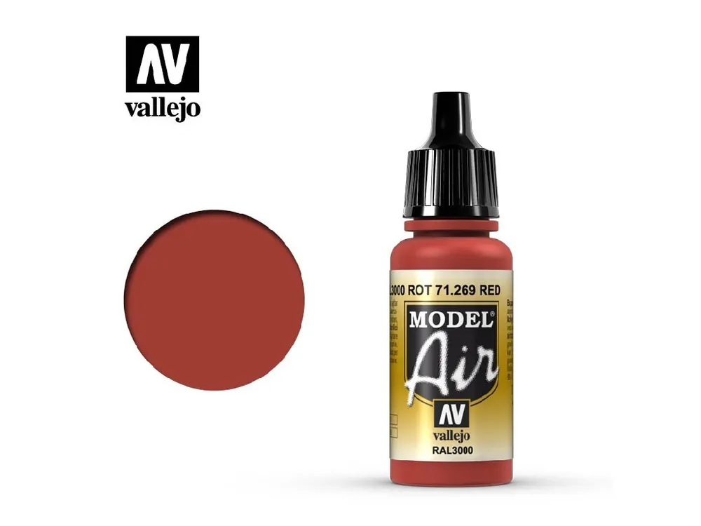 Nakupujte Hned Vallejo - Model Air 71269 Red 17 ml.