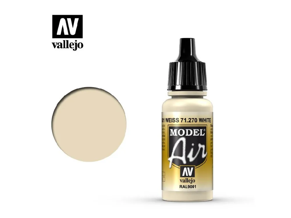 Vallejo - Model Air 71270 White 17 ml. Novinka