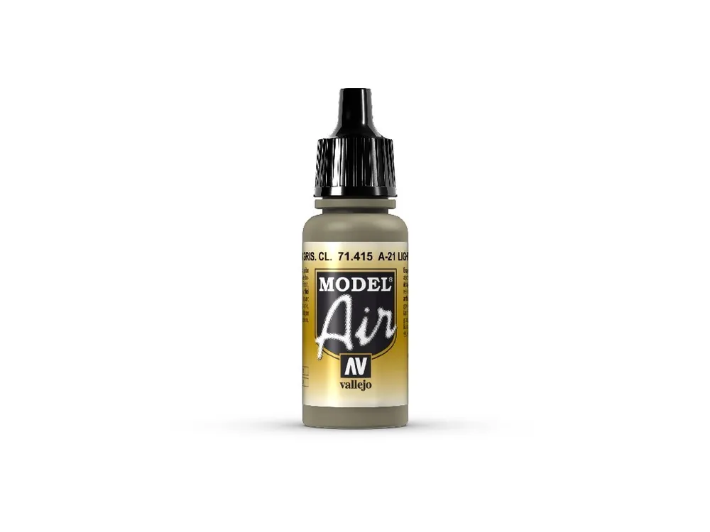 Aktuální Vallejo - Model Air 71415 A-21 Light Greyish Brown 17ml.