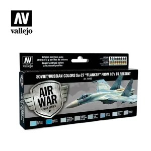 Speciální Cena Vallejo - Model Air Set 71602 Soviet / Russian Su-27 Flanker from 80 8x17 ml.