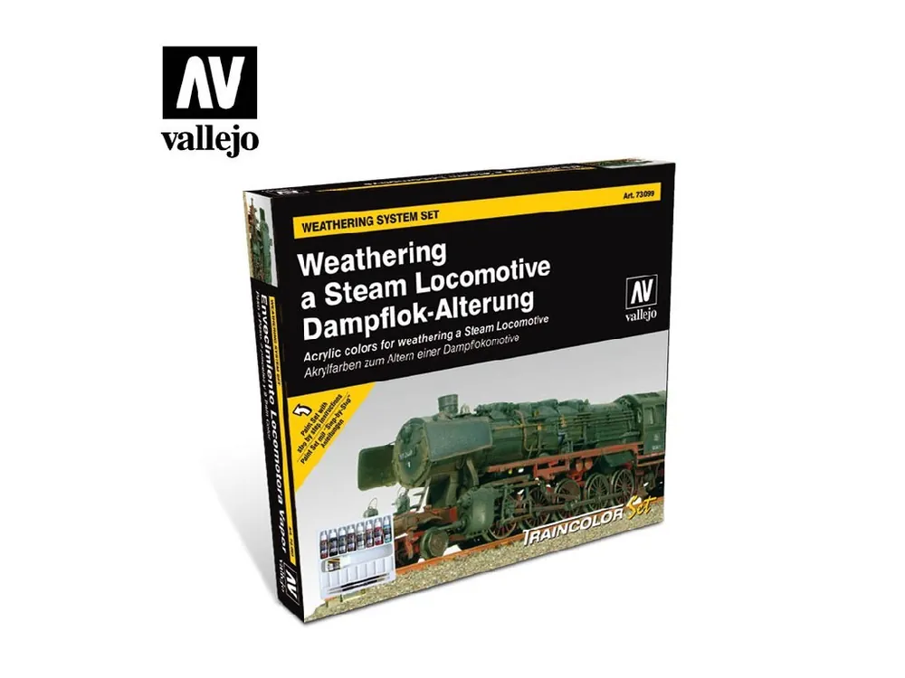Vallejo - Model Color Set 73099 Train Weathering 9x17 ml. Zlevněný