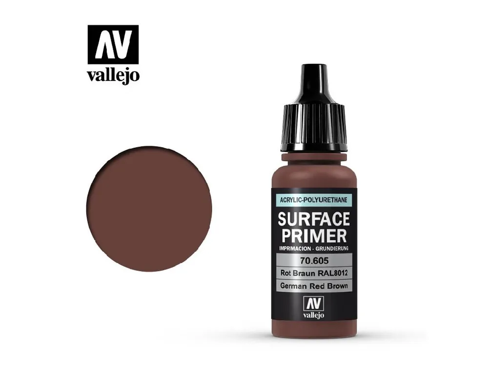 Vallejo - Surface Primer 74605 Ger. Red Brown 200 ml. Značkový